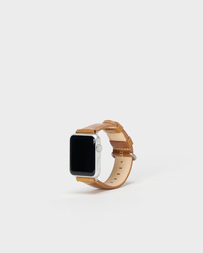 Hender Scheme  エンダースキーマ　smart watch band cordovan　コードバン　スマートウォッチバンド　ベルト　ナチュラル　正面