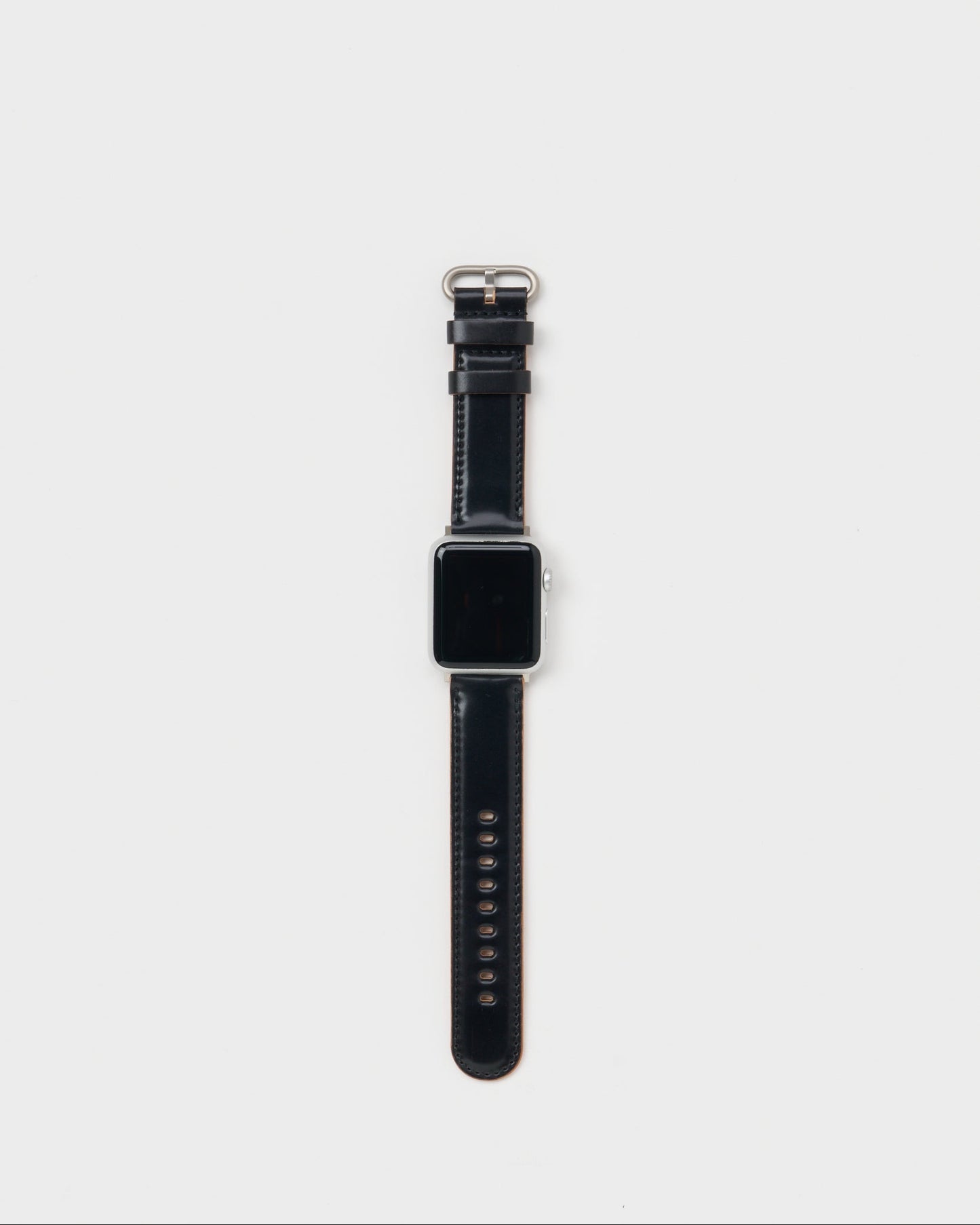 Hender Scheme　エンダースキーマ　 smart watch band cordovan 　スマートウォッチバンド　ベルト　コードバン　ブラック　全体
