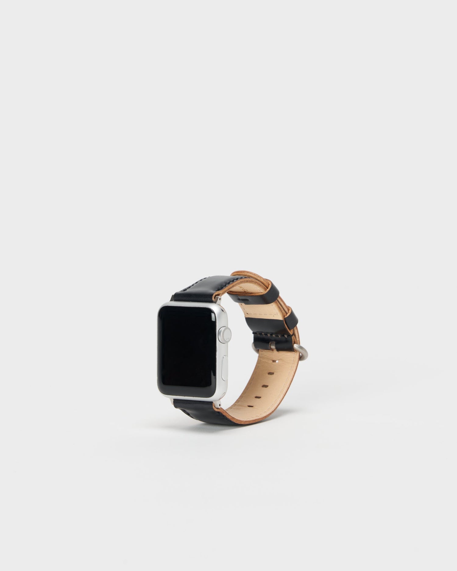 Hender Scheme  エンダースキーマ　smart watch band cordovan　コードバン　スマートウォッチバンド　ベルト　ブラック　正面