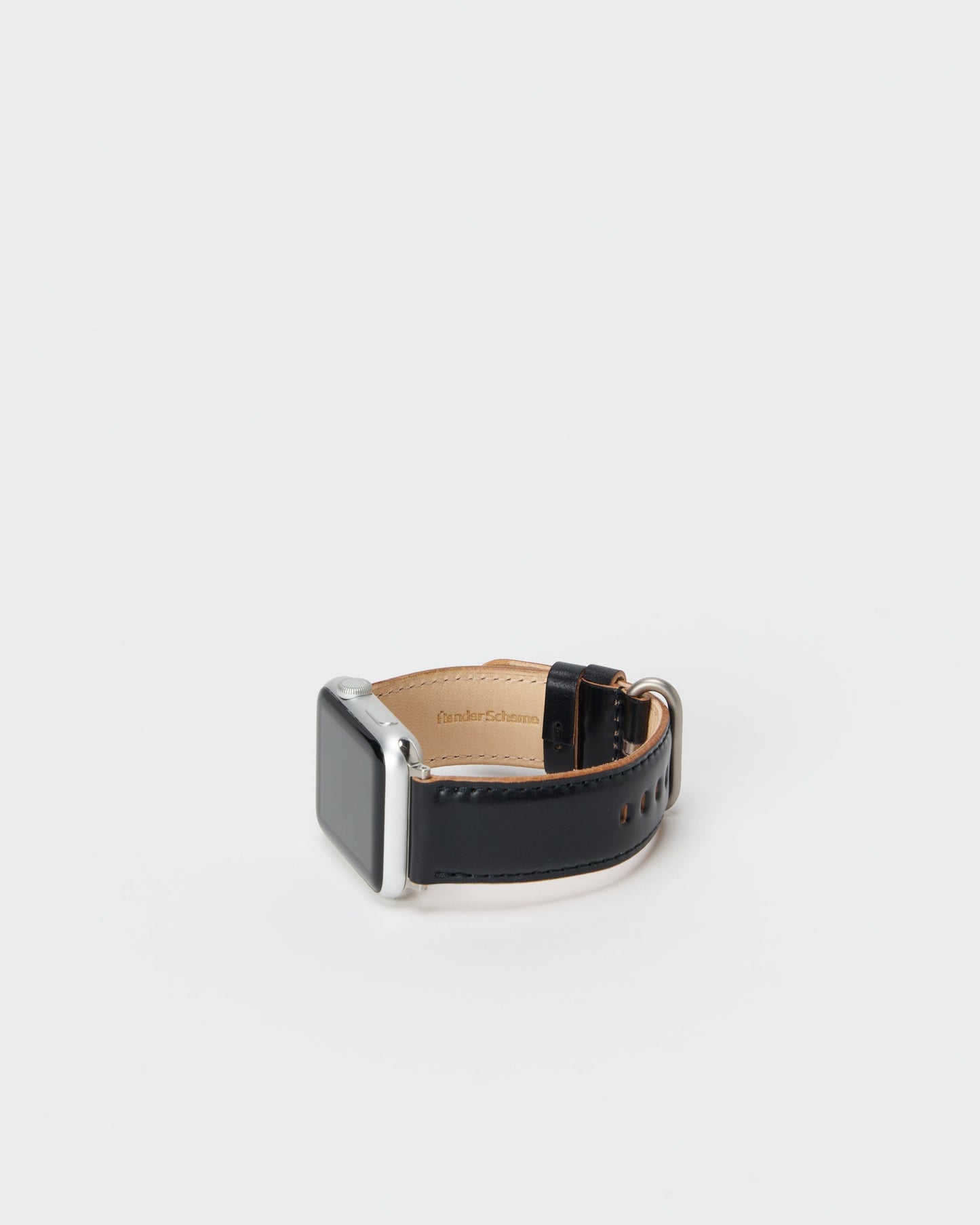 Hender Scheme  エンダースキーマ　smart watch band cordovan　コードバン　スマートウォッチバンド　ベルト　ブラック　側面