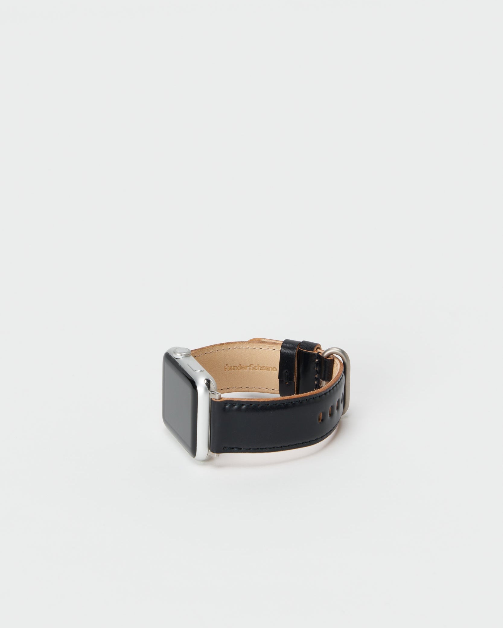 Hender Scheme  エンダースキーマ　smart watch band cordovan　コードバン　スマートウォッチバンド　ベルト　ブラック　側面