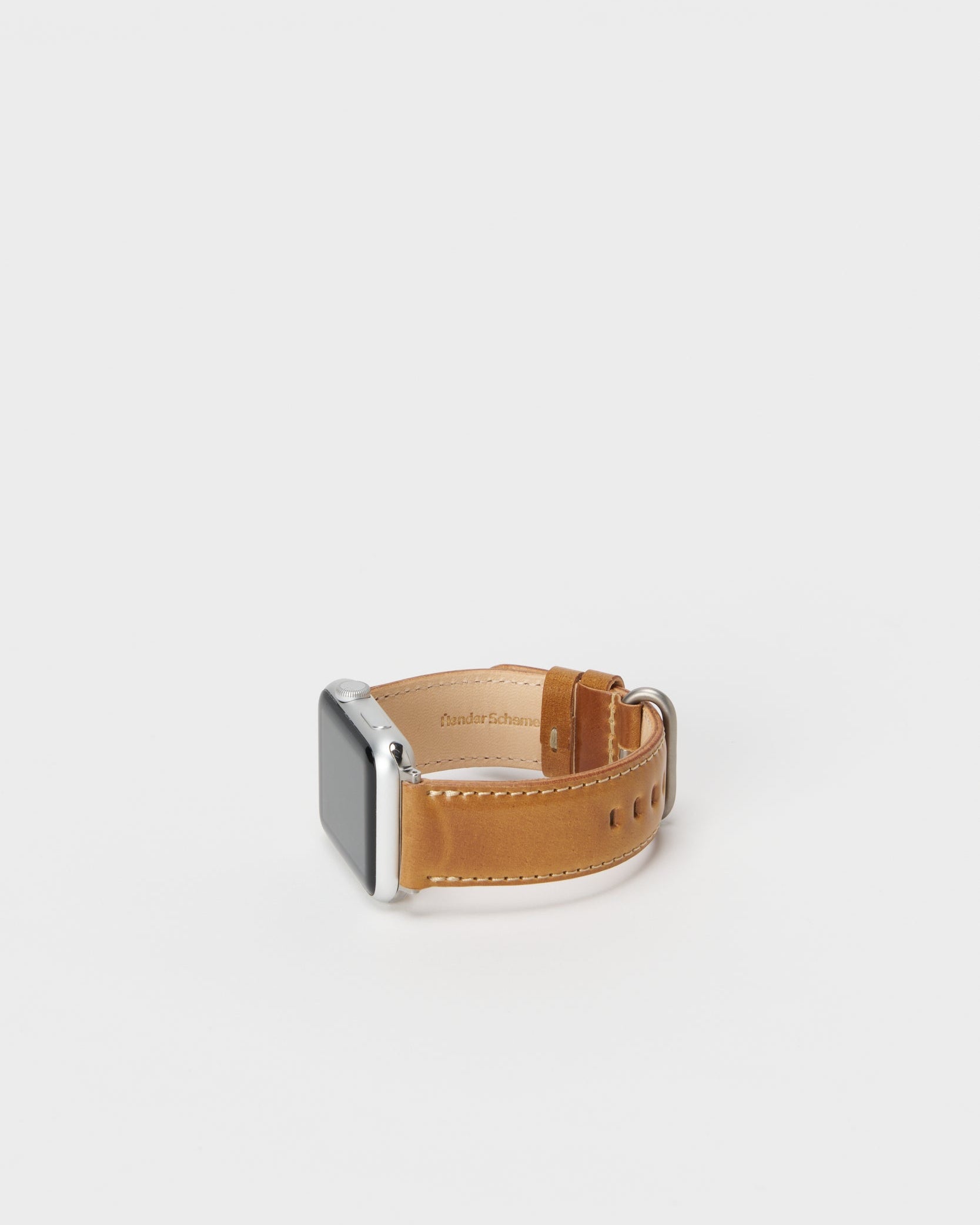 Hender Scheme  エンダースキーマ　smart watch band cordovan　コードバン　スマートウォッチバンド　ベルト　ナチュラル　側面